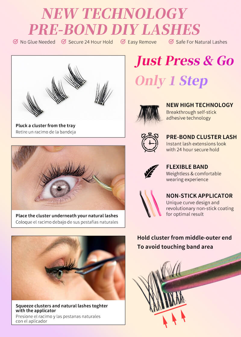 1699253663 Pre Bond Segment Eyelashes factory